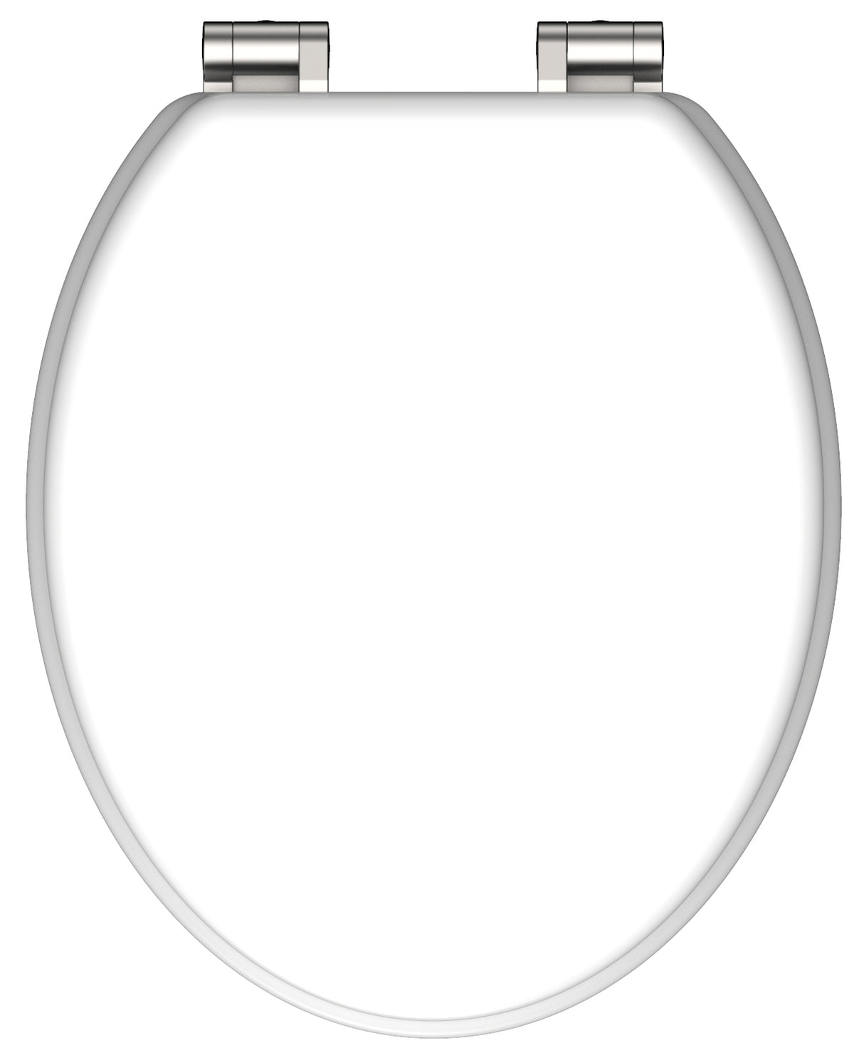 Vit toalettsits universal med trĂ€kĂ€rna - BĂTTRE. CC-mĂ„tt: 130-185mm LĂ€ngd: 425-475mm Bredd: 375mm.