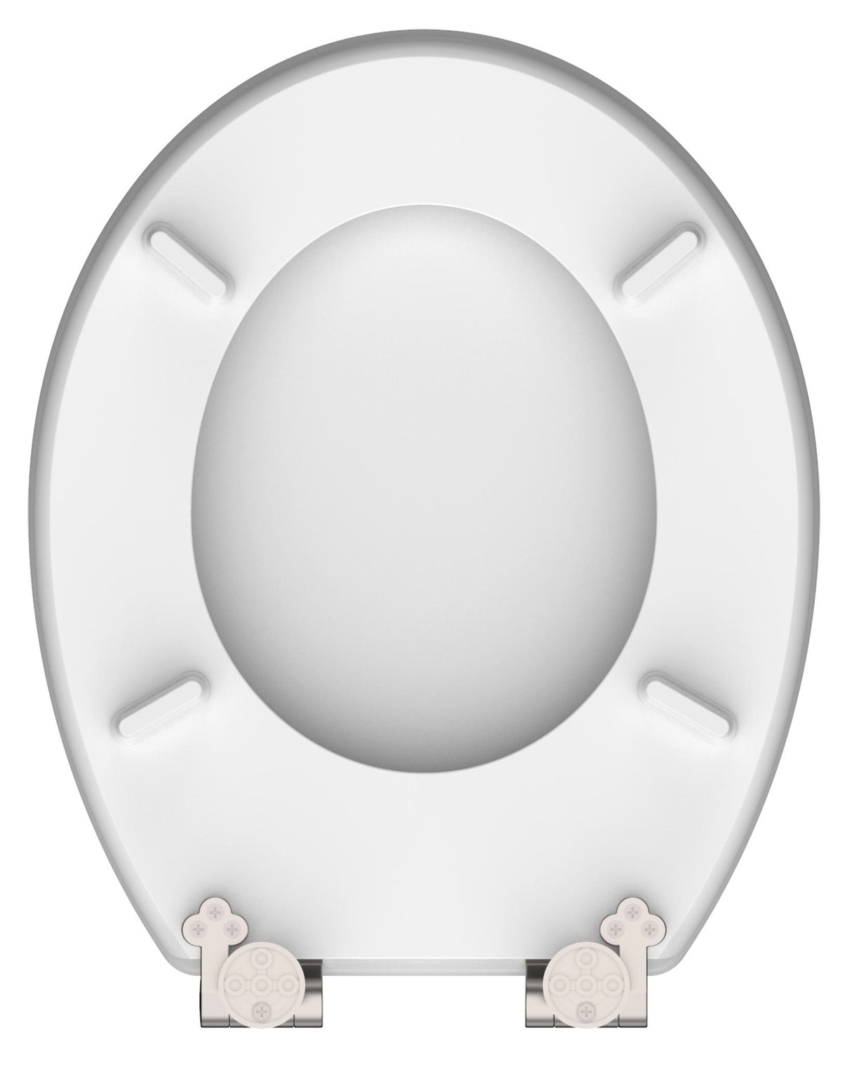 Högblank mönstrad toalettsits universal med trĂ€kĂ€rna - BĂTTRE. CC-mĂ„tt: 130-185mm LĂ€ngd: 425-475mm Bredd: 370mm.