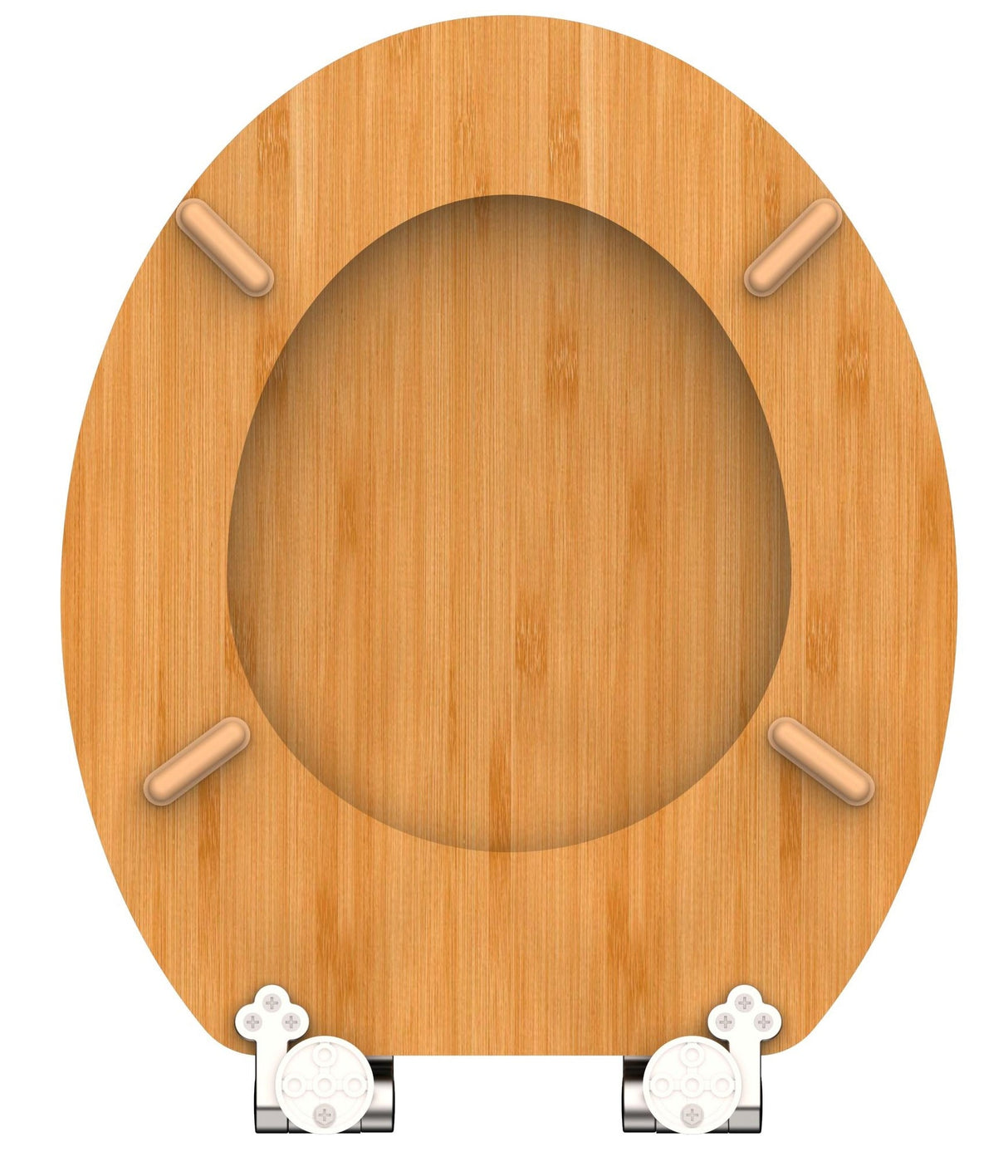 Toalettsits universal i Bambu - BĂTTRE. CC-mĂ„tt: 145-180mm LĂ€ngd: 425mm Bredd: 370mm.