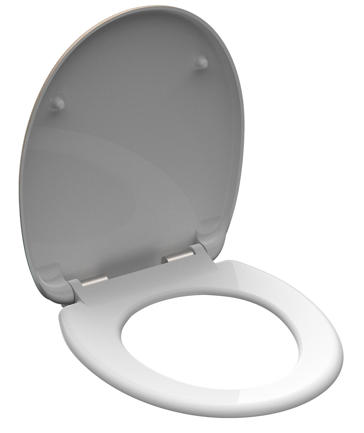 Mönstrad toalettsits universal i Duroplast - BĂTTRE. CC-mĂ„tt: 125-210mm LĂ€ngd: 425-435mm Bredd: 373mm.