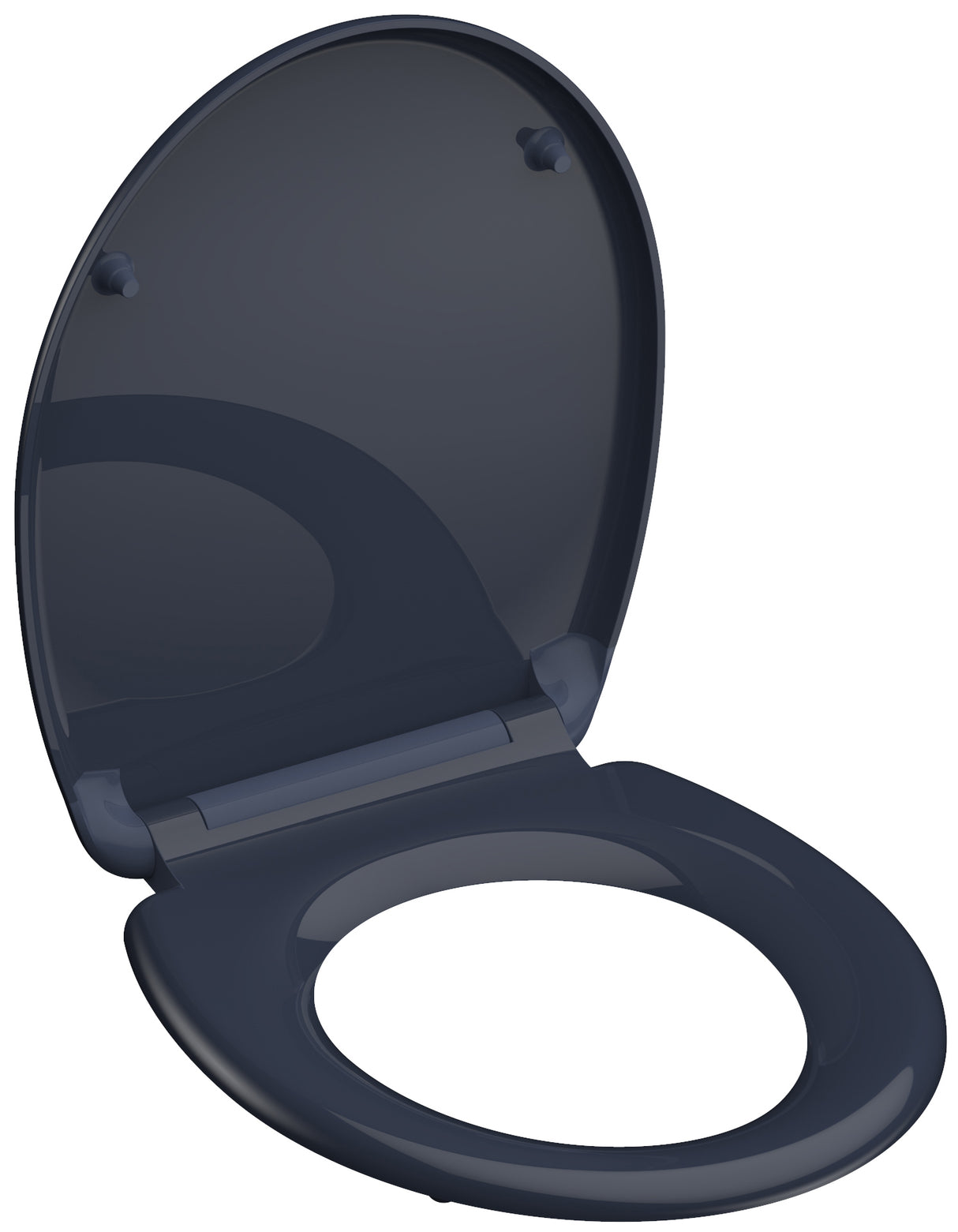 Antracit toalettsits universal i Duroplast - BÄST. CC-mått: 60-160mm Längd: 405-460mm Bredd: 375mm.