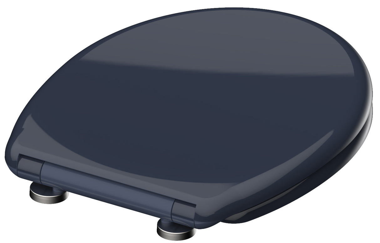 Antracit toalettsits universal i Duroplast - BĂST. CC-mĂ„tt: 90-190mm LĂ€ngd: 405-460mm Bredd: 375mm.