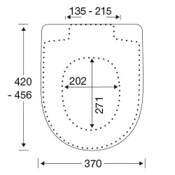 Vit toalettsits - BĂST