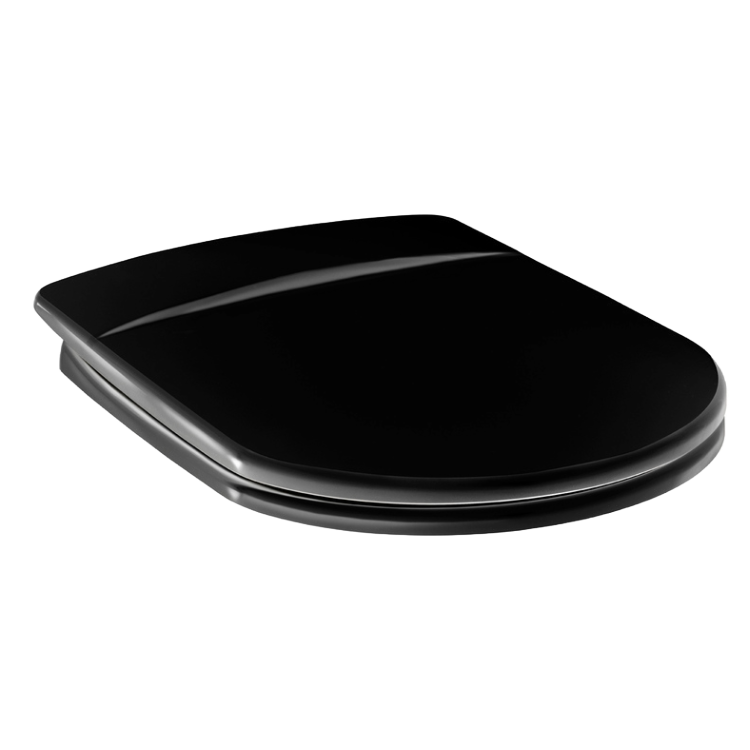 Svart toalettsits för Gustavsberg - BĂST