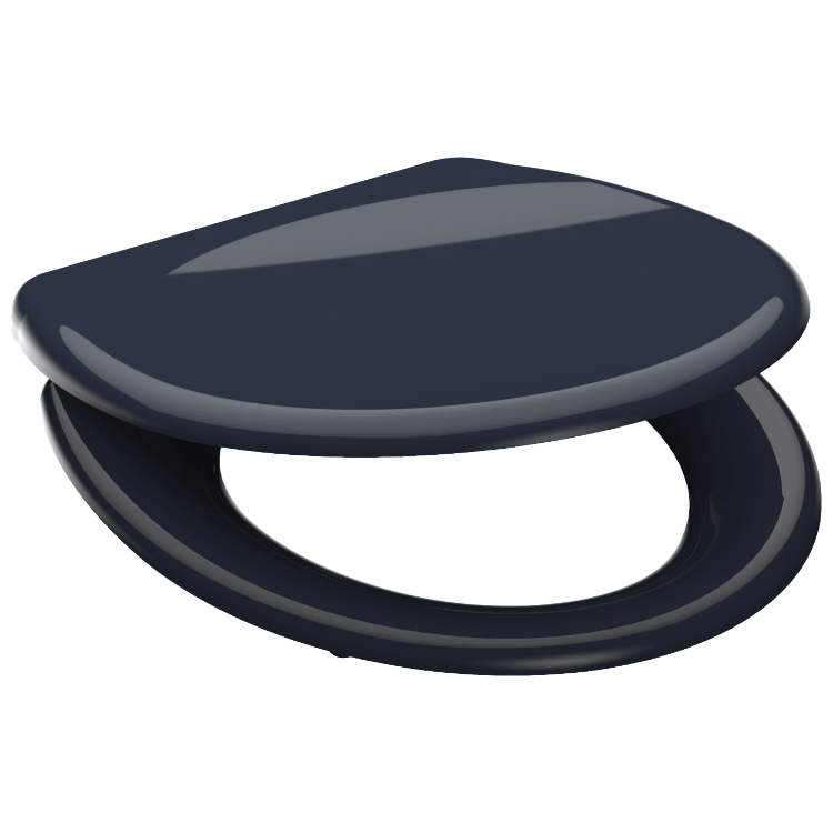 Antracit toalettsits universal i Duroplast - BĂST. CC-mĂ„tt: 90-190mm LĂ€ngd: 405-460mm Bredd: 375mm.