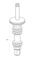 Vit toalettsits för IFĂ (Proppbeslag) - BĂST