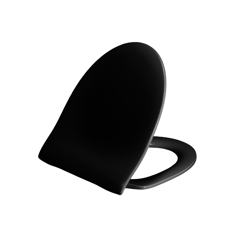 Svart slimmad toalettsits för IFĂ (Proppbeslag) - BĂST