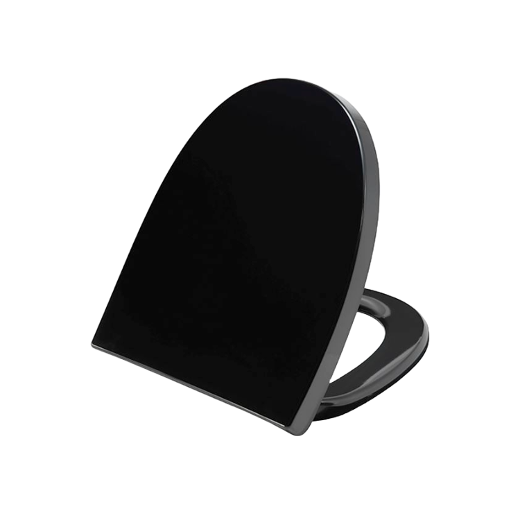 Svart toalettsits (Proppbeslag) - BĂST