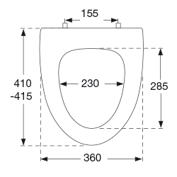 Vit toalettsits - BĂTTRE