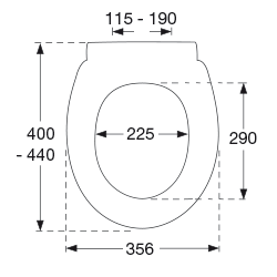 Vit toalettsits - BĂTTRE
