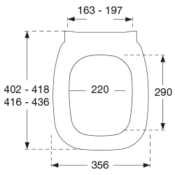 Vit toalettsits för Duravit - BĂTTRE