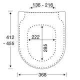Vit toalettsits - BÄST
