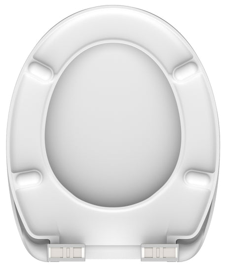 Vit toalettsits universal i Duroplast - BÄTTRE. CC-mått: 125-210mm Längd: 425-435mm Bredd: 373mm.