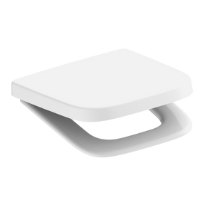 Vit toalettsits E-formad universal i Duroplast - BÄST. CC-mått: 105-205mm Längd: 390-440mm Bredd: 360mm.