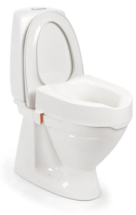Toalettsits med förhöjning 6cm utan lock (kantstopp)