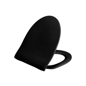 Svart slimmad toalettsits - BÄST